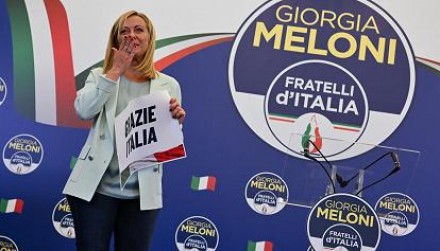 Giorgia Meloni vince le elezioni: 